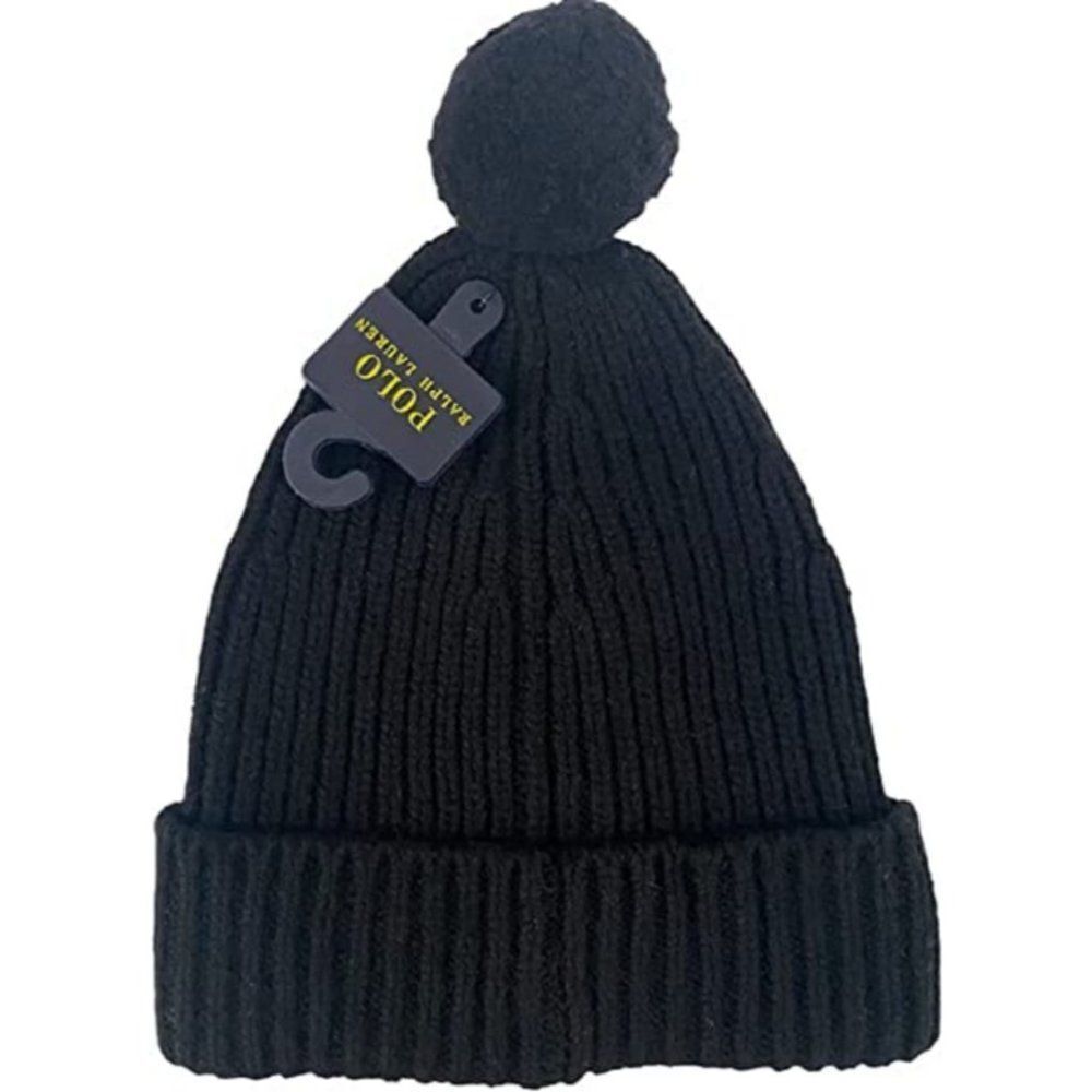 Polo Ralph Lauren Men`s Blue Wool/Nylon Big Pony Signature Merino Cuffed… - Picture 3 of 13